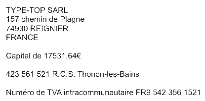 Capital / RCS / TVA